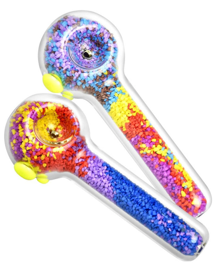 5'' FRIT Glass Pipe - Glow in the Dark WorldofBongs