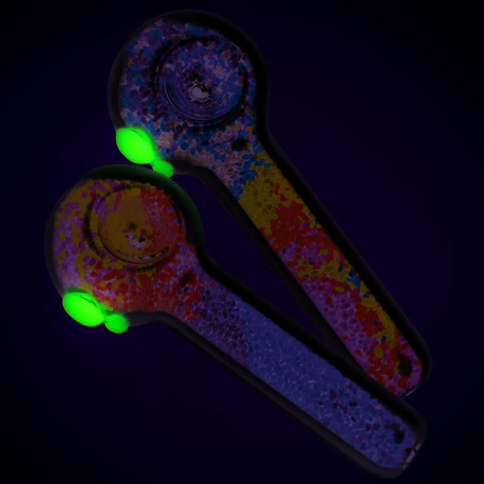 5'' FRIT Glass Pipe - Glow in the Dark WorldofBongs