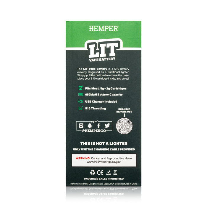 510 Thread “Lit” Vape Battery