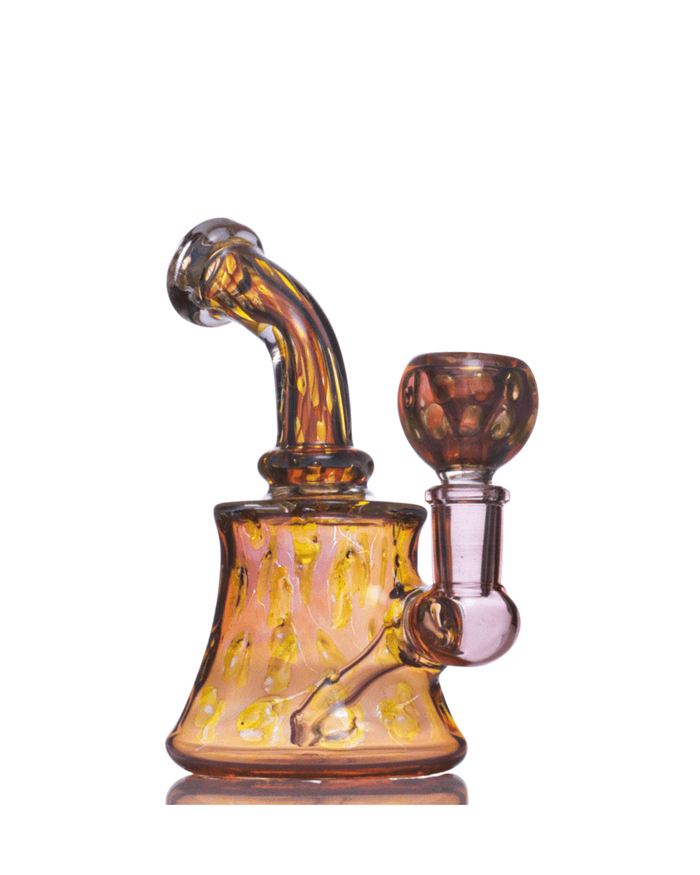 5.5'' Gold Mini Bong Rig WorldofBongs