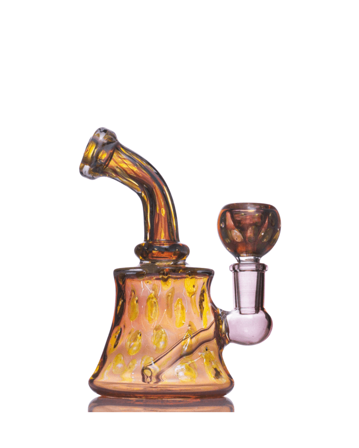 5.5'' Gold Mini Bong Rig WorldofBongs