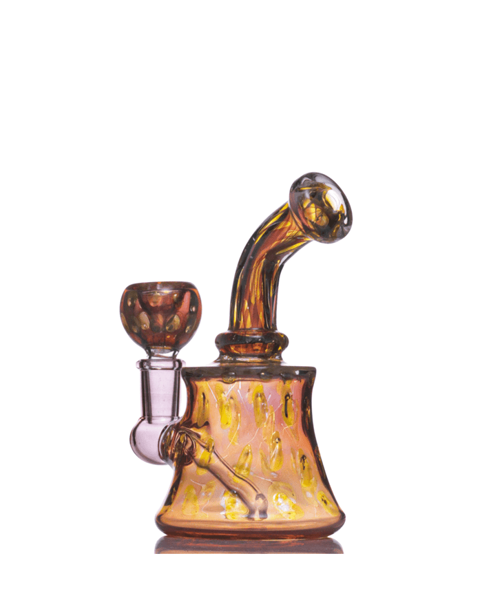 5.5'' Gold Mini Bong Rig WorldofBongs