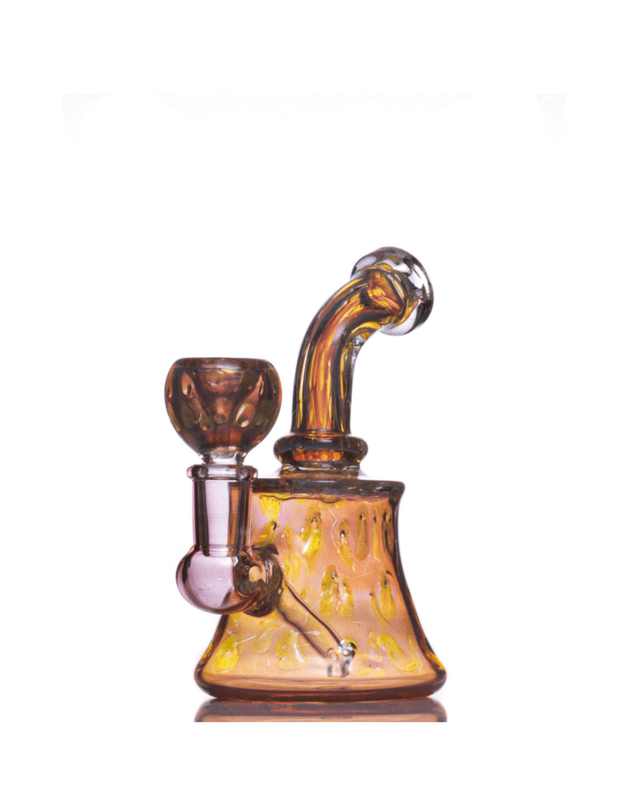 5.5'' Gold Mini Bong Rig WorldofBongs