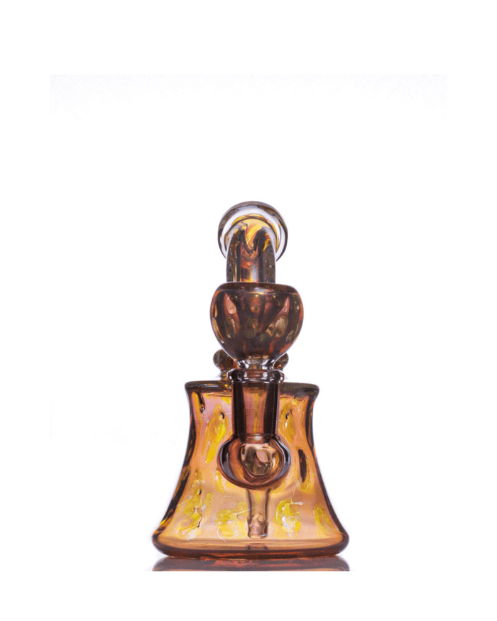 5.5'' Gold Mini Bong Rig WorldofBongs