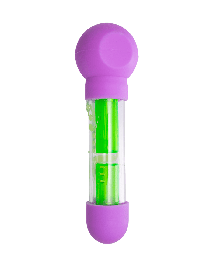 5.5'' Silicone & Acrylic Scorpion Spoon Pipe - Glows in the Dark WorldofBongs