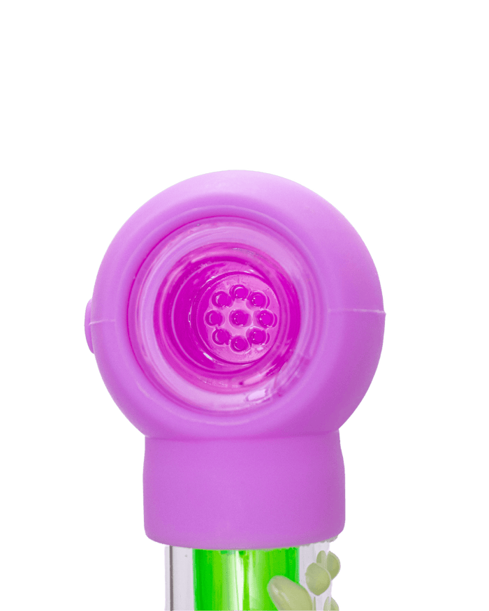 5.5'' Silicone & Acrylic Scorpion Spoon Pipe - Glows in the Dark WorldofBongs