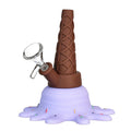 5.5” Splat Ice Cream Silicone Water Pipe WorldofBongs