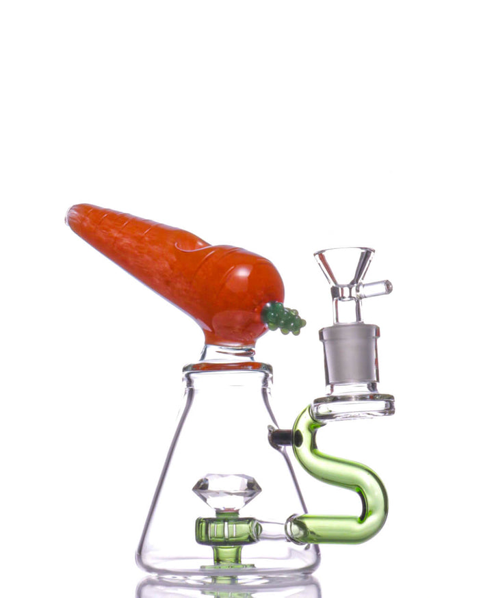 6'' Carrot Bong Rig w/ Banger WorldofBongs
