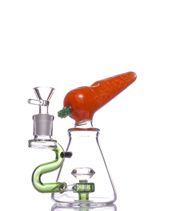 6'' Carrot Bong Rig w/ Banger WorldofBongs
