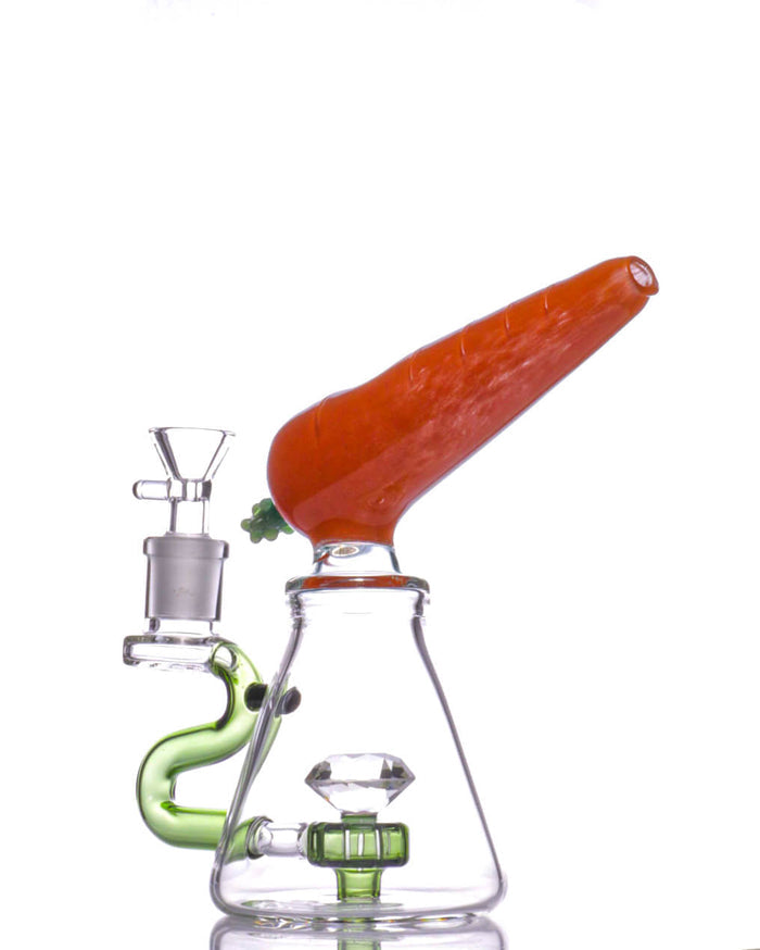 6'' Carrot Bong Rig w/ Banger WorldofBongs