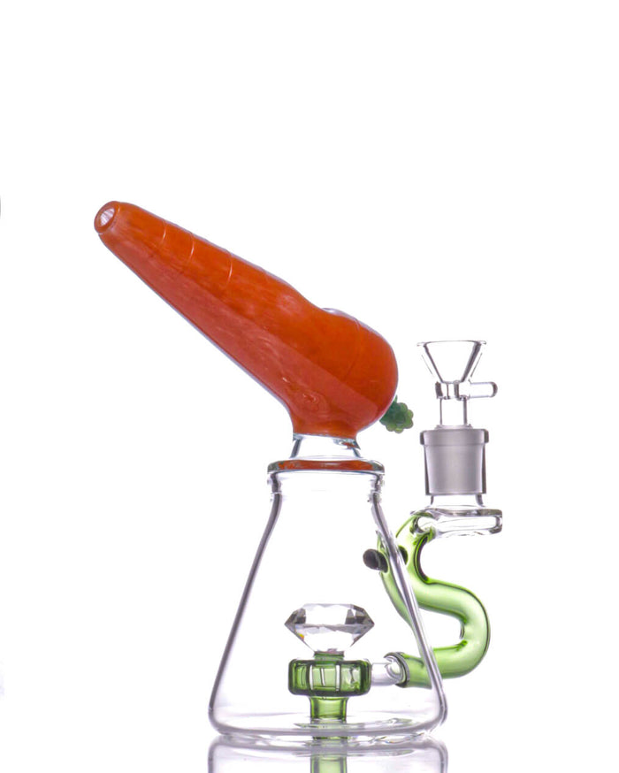 6'' Carrot Bong Rig w/ Banger WorldofBongs