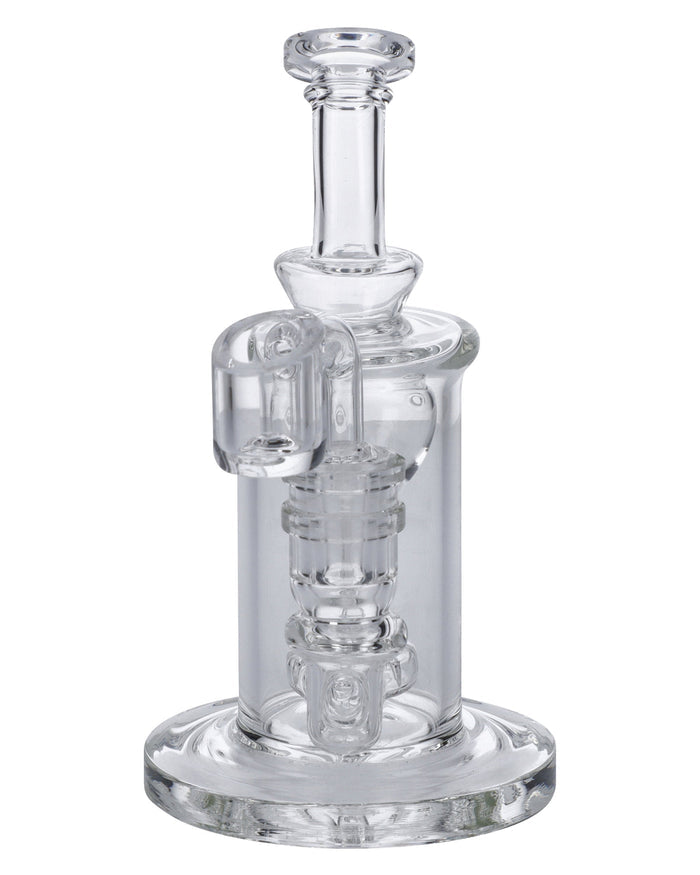 6” Dab Rig Inline Perc Funnel Recycle Valiant