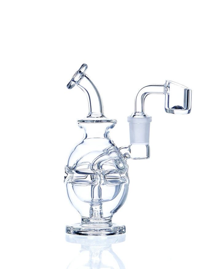 6'' Egg Mini Rig Bong w/ Banger