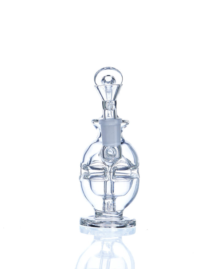 6'' Egg Mini Rig Bong w/ Banger WorldofBongs
