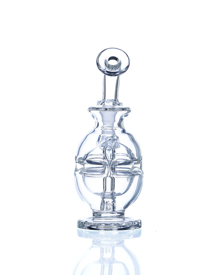 6'' Egg Mini Rig Bong w/ Banger WorldofBongs