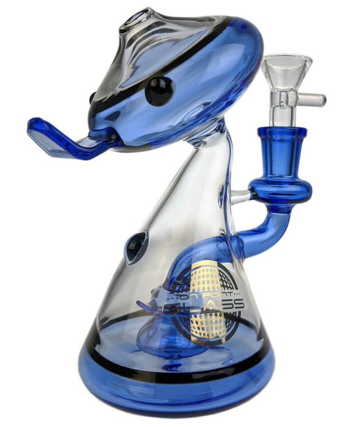 6'' Quack Bong Rig w/ Banger On Point Glass