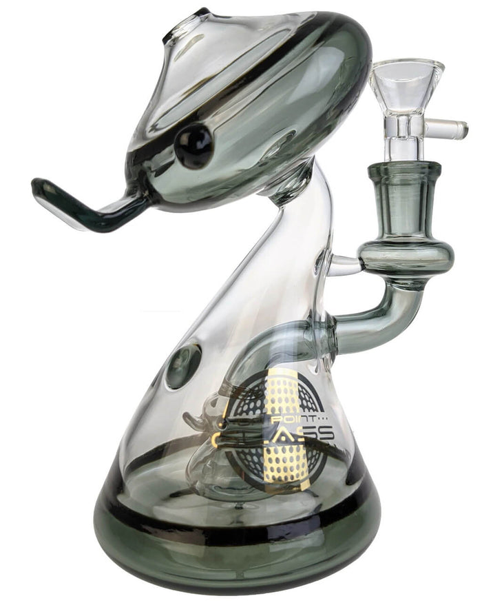 6'' Quack Bong Rig w/ Banger On Point Glass