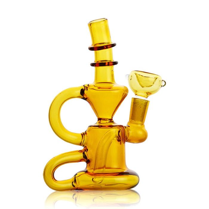 6” Recycler Water Pipe (3 Colors) WorldofBongs