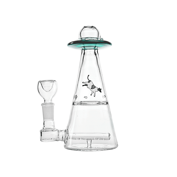 6” UFO Vortex Perc Water Pipe HEMPER