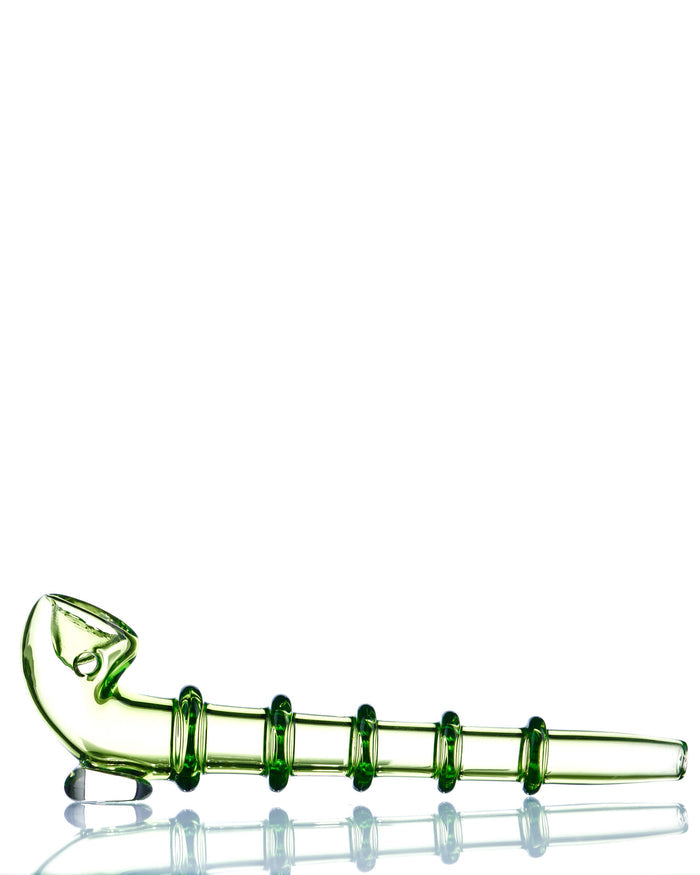 7'' Green Sherlock Hand Pipe worldofbongs