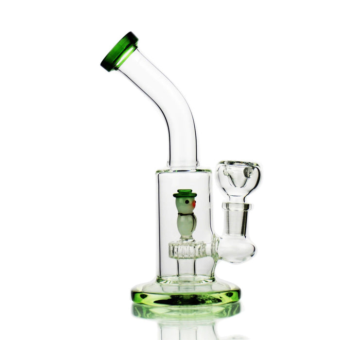 7” Snowman shower Perc Bong WorldofBongs