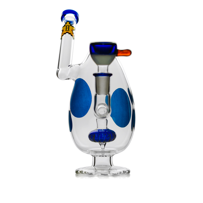 7" Spotted Egg Bong HEMPER