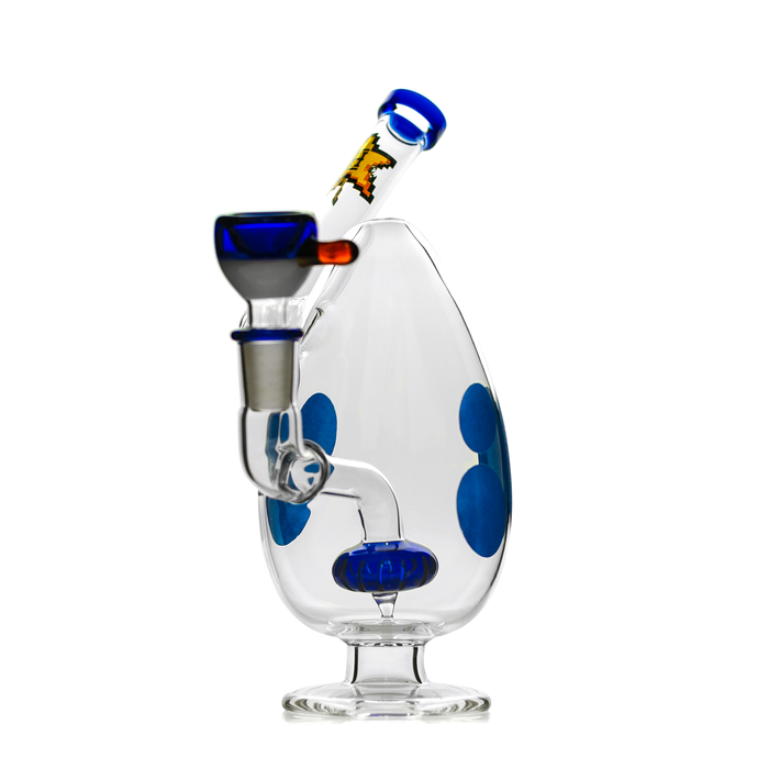 7" Spotted Egg Bong HEMPER
