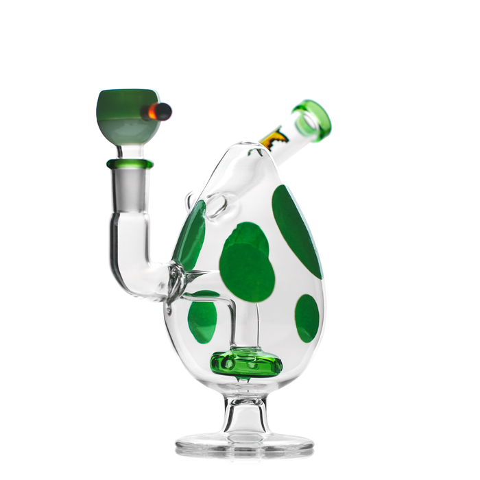 7" Spotted Egg Bong HEMPER