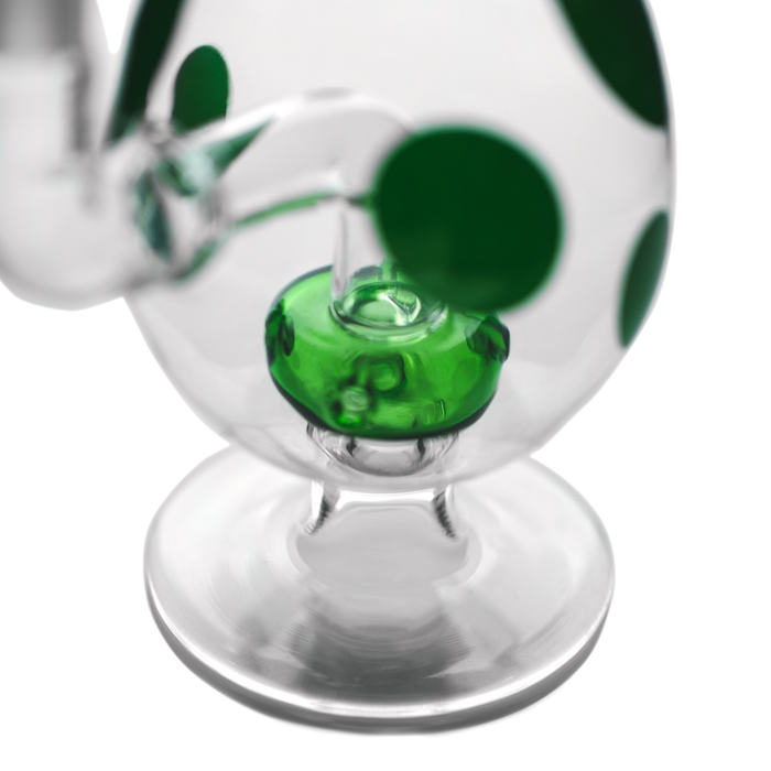 7" Spotted Egg Bong HEMPER