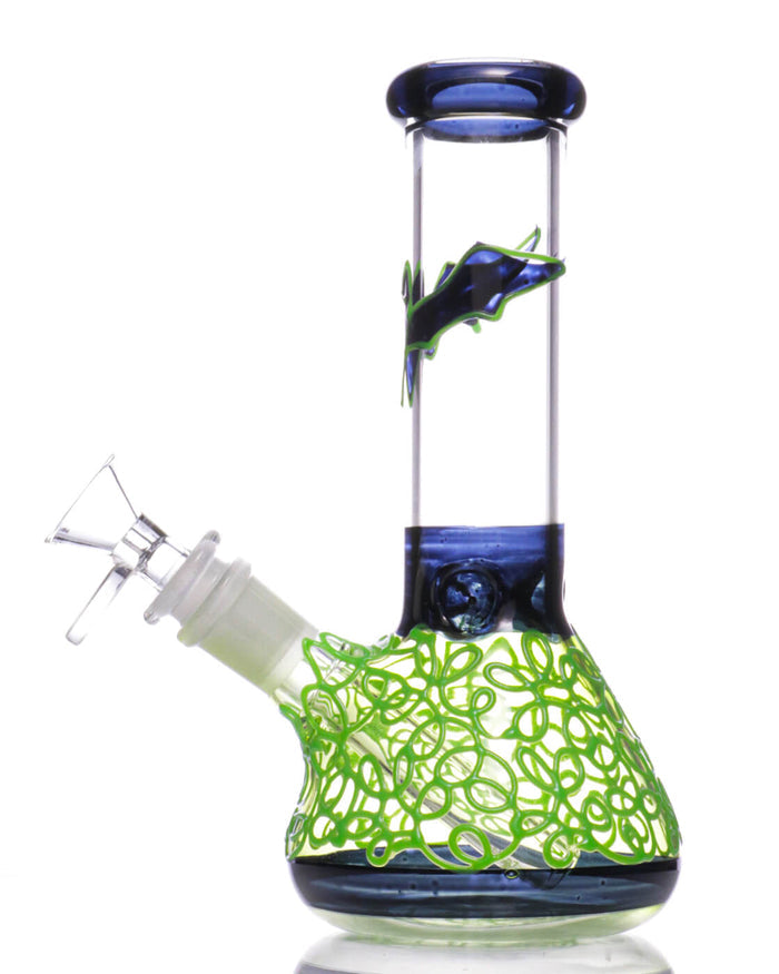 7.5'' Bat Beaker Bong - Glow In The Dark WorldofBongs