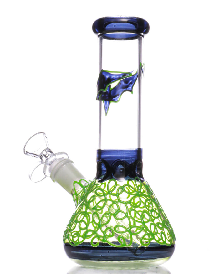 7.5'' Bat Beaker Bong - Glow In The Dark WorldofBongs
