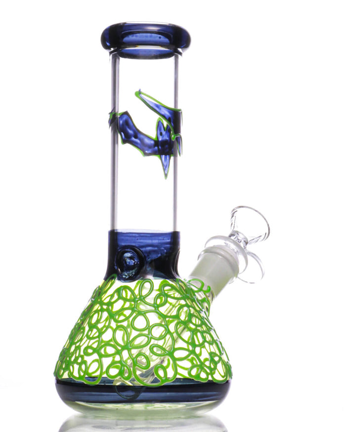 7.5'' Bat Beaker Bong - Glow In The Dark WorldofBongs