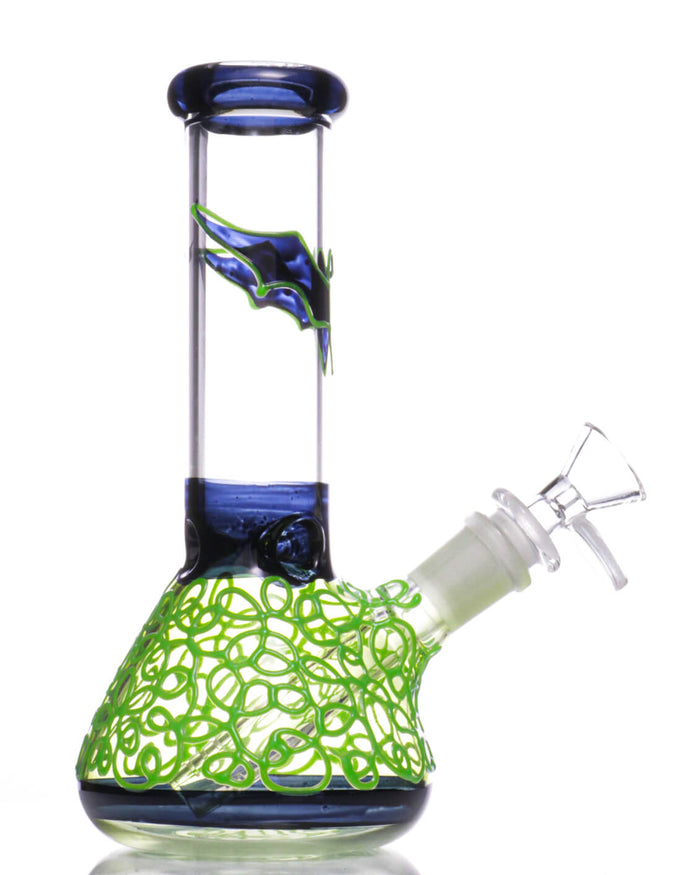 7.5'' Bat Beaker Bong - Glow In The Dark WorldofBongs