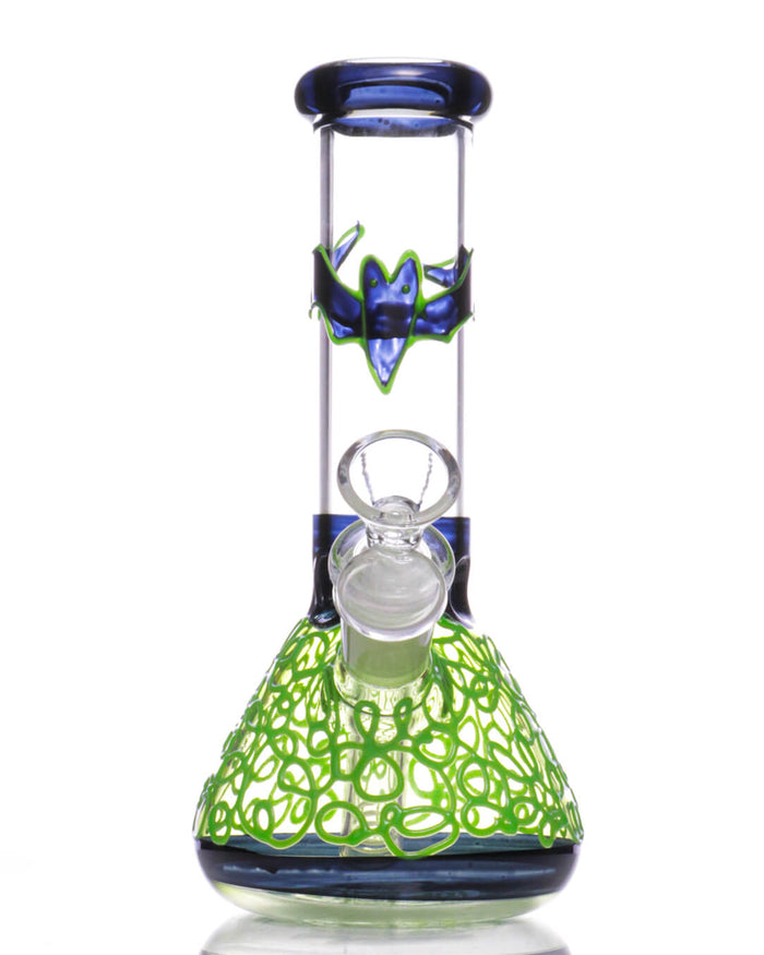 7.5'' Bat Beaker Bong - Glow In The Dark WorldofBongs