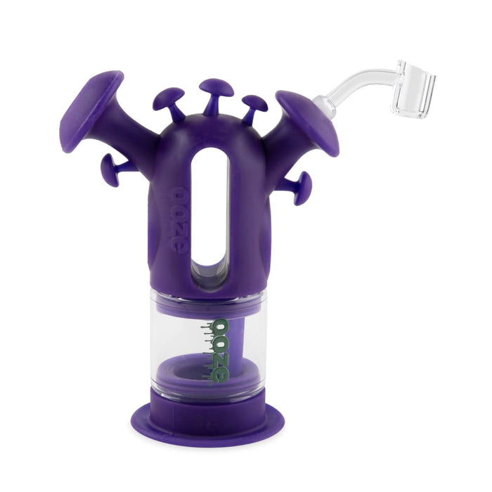 7.5” Ooze Trip Water Pipe Silicone Bubbler Rig