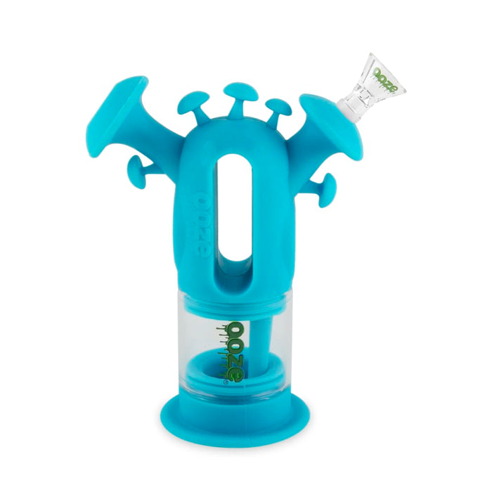 7.5” Ooze Trip Water Pipe Silicone Bubbler Rig