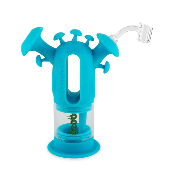 7.5” Ooze Trip Water Pipe Silicone Bubbler Rig