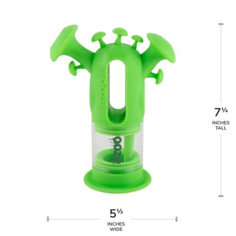 7.5” Ooze Trip Water Pipe Silicone Bubbler Rig
