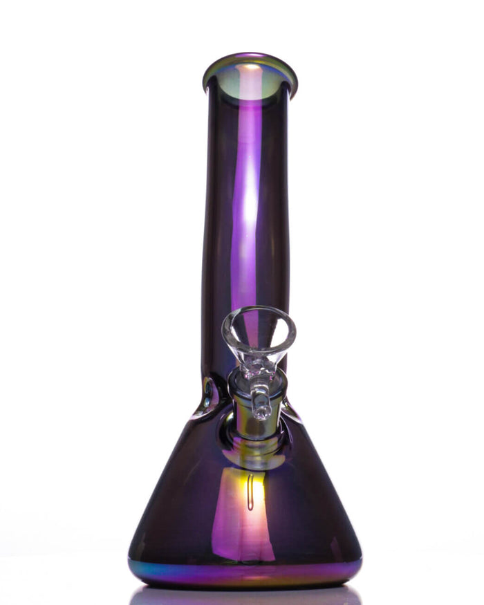 8" Bent Rainbow Beaker Bong WorldofBongs