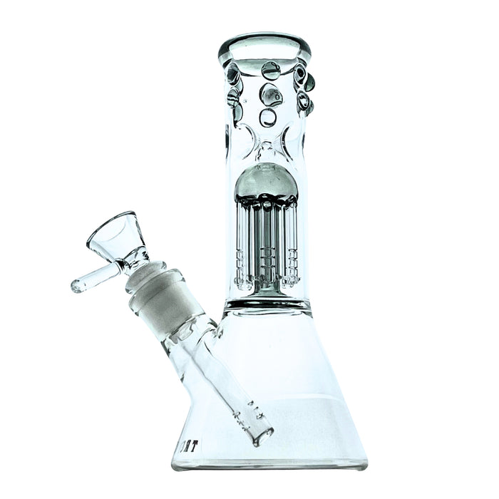8” Glass Tree Perc Beaker Bong