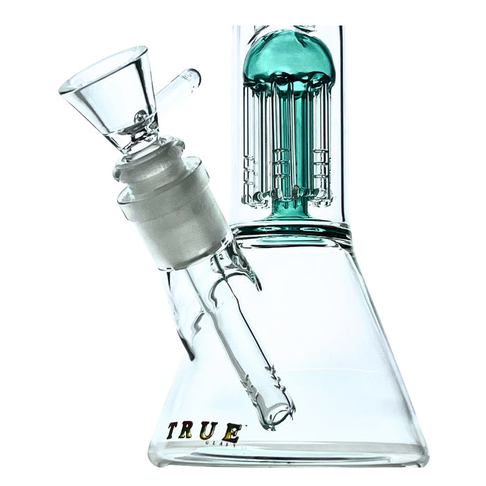 8” Glass Tree Perc Beaker Bong
