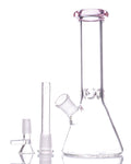 8'' Pink Accented Beaker Bong WorldofBongs