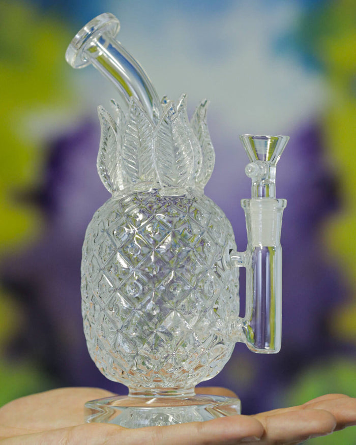 8.5" Clearest Pineapple Bong Rig w/ Banger WorldofBongs