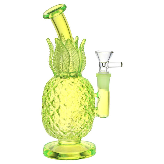 8.5" Clearest Pineapple Glass Bong