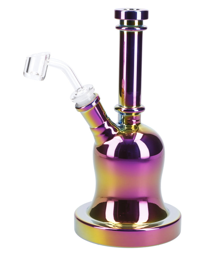 9” Bell-Shaped Dab Rig w/Quartz Banger