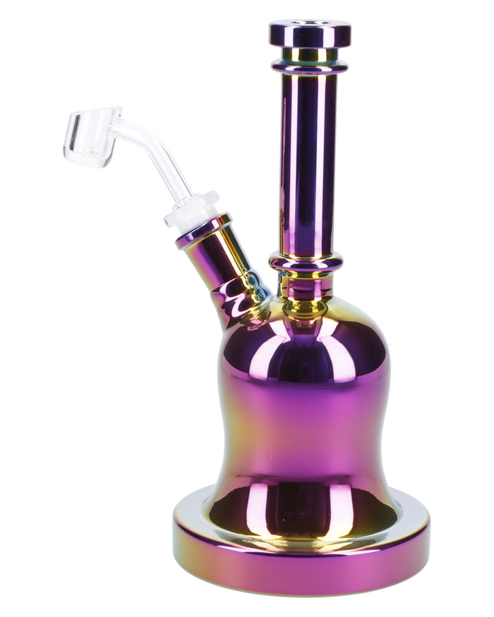9” Bell-Shaped Dab Rig w/Quartz Banger