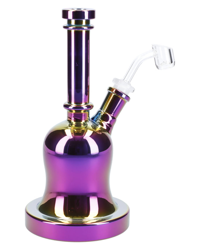 9” Bell-Shaped Dab Rig w/Quartz Banger
