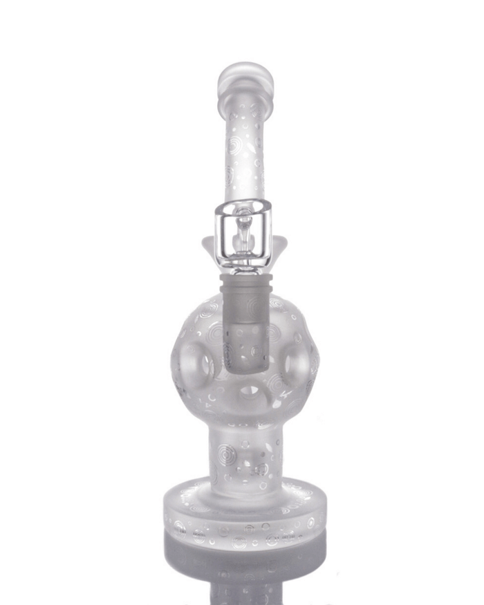 9" Frosted Virus Fabb Egg Rig w/ Bowl WorldofBongs
