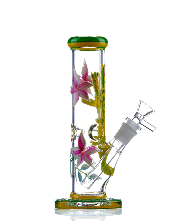 9'' Lizard Bong - Glow in the Dark