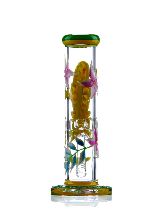 9'' Lizard Bong - Glow in the Dark
